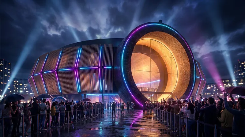 Bespoke arenas must be built from the ground up to house the complex screens and lighting rigs.