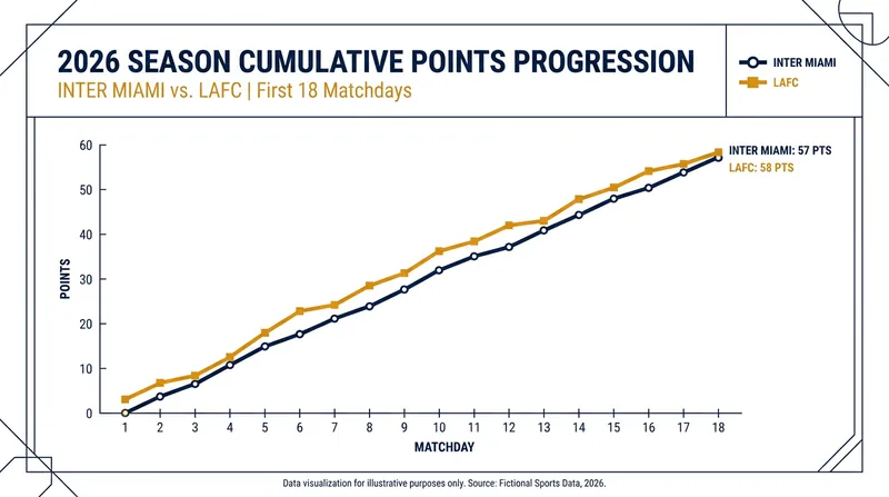 Both clubs have maintained a remarkably consistent points accumulation rate through the first half of the season.