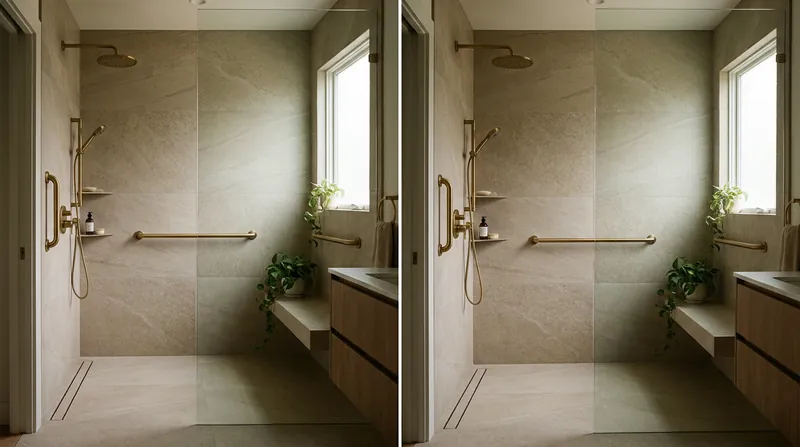 Modifications like grab bars and curbless showers are generally presumed by the IRS not to increase a home's market value, allowing the full cost to count toward deductions.