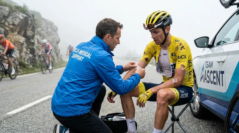 Team medical staff face immense pressure to manage acute injuries during the build-up to a Grand Tour.
