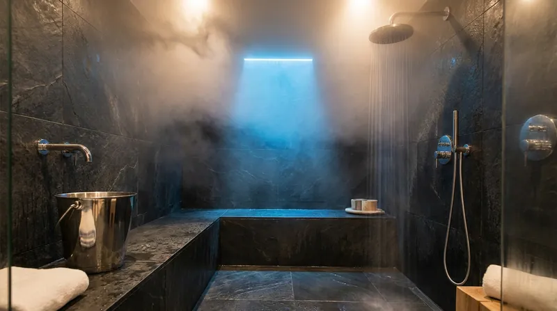 Contrast therapy showers are utilized in sleep labs to manipulate circulation and lower core body temperature before bed.