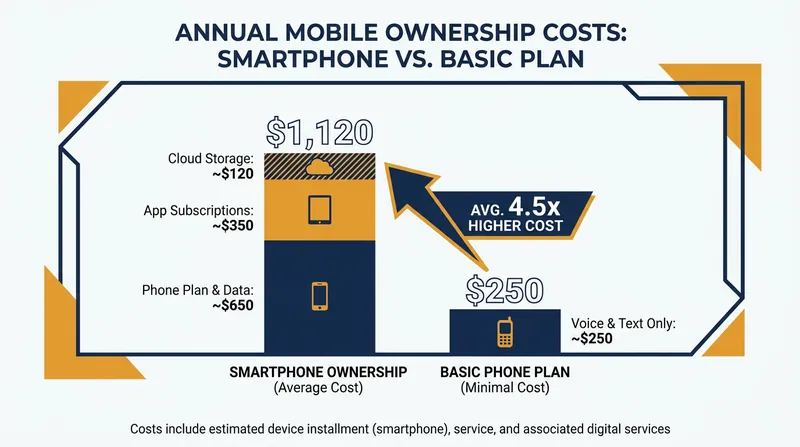 Downgrading technology often results in significant financial savings.