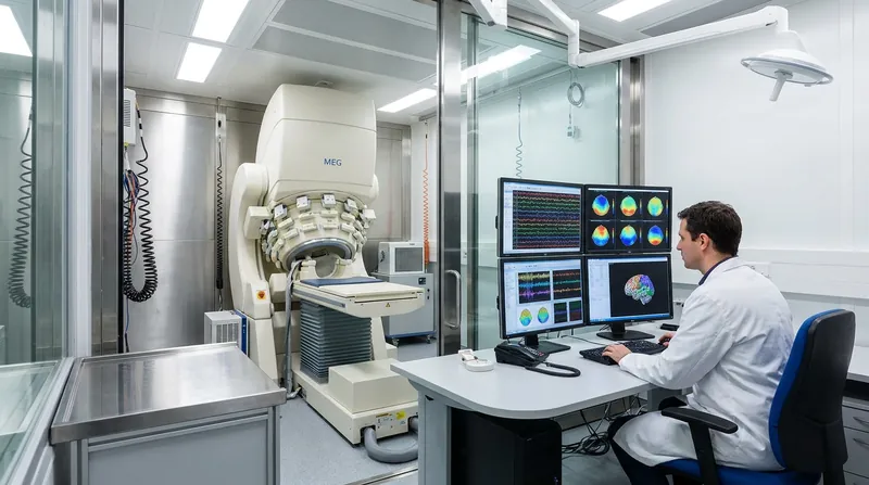 Magnetoencephalography (MEG) allows scientists to track neural firing millisecond-by-millisecond, capturing the lightning-fast speed of human speech.