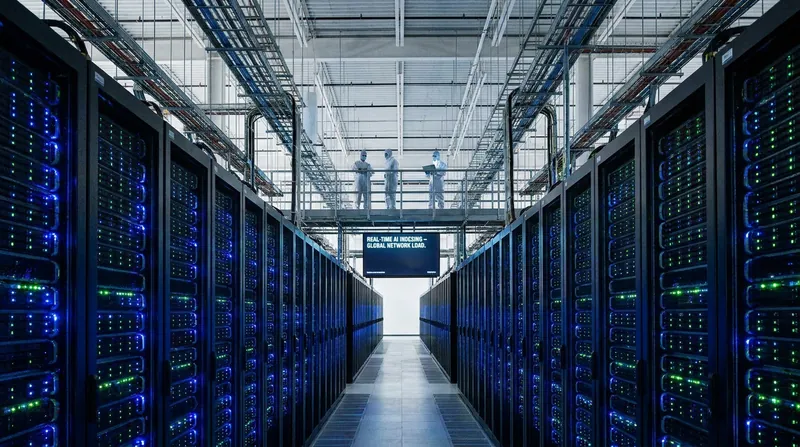 Synthesizing real-time answers for billions of users requires massive, specialized computing infrastructure.