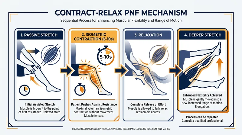 PNF stretching leverages the nervous system's autogenic inhibition reflex to safely achieve a deeper range of motion.
