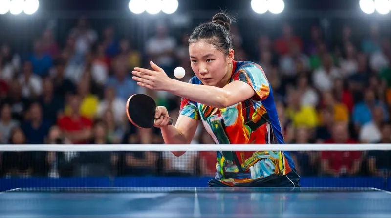 Miwa Harimoto made history as the youngest player to win a WTT Champions title.