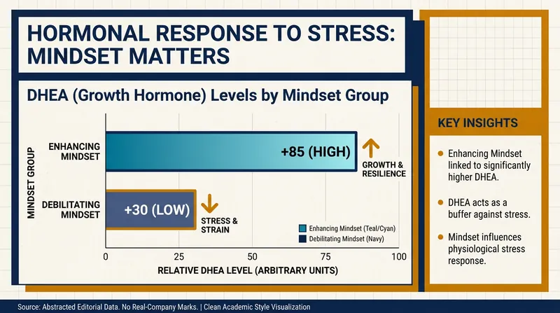 An enhancing mindset triggers the release of DHEA, an anabolic hormone that helps the brain grow stronger.