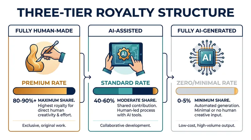 Streaming platforms have introduced new payout tiers to prioritize human creativity.