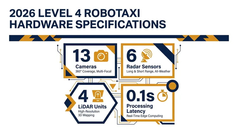 Modern robotaxis process terabytes of data per hour from dozens of overlapping sensors.