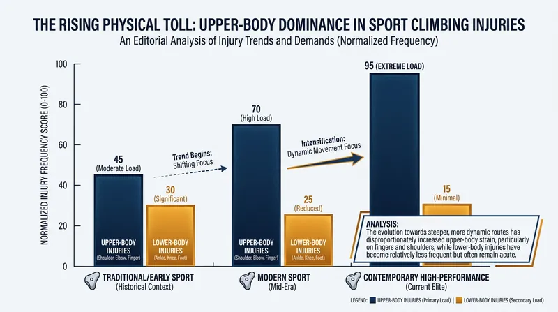 Sports medicine professionals are developing targeted return-to-sport criteria to address climbing's unique injury profile.