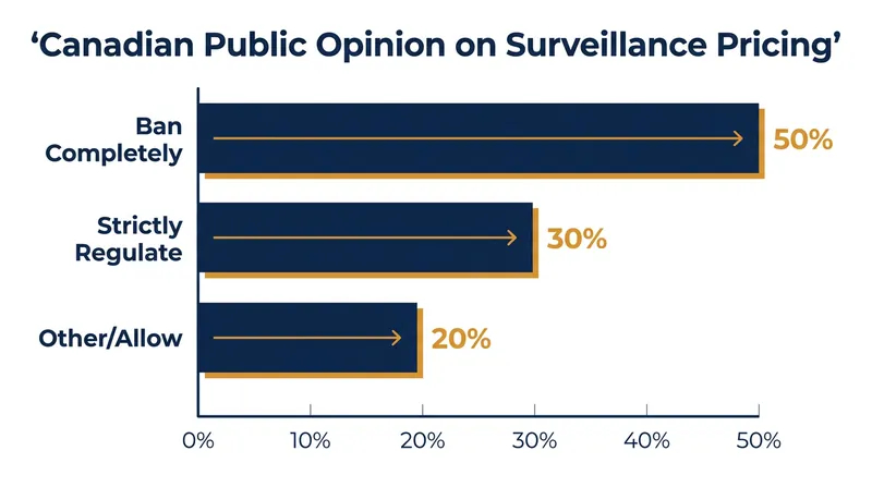 Polling indicates strong public support for government intervention against algorithmic pricing.