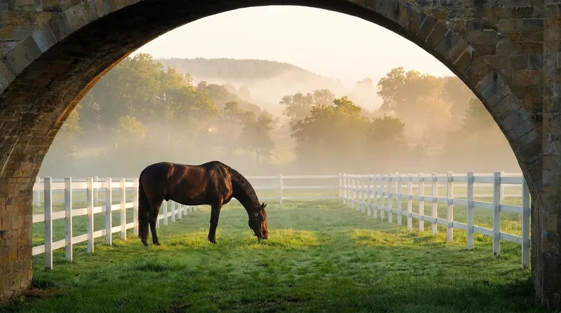 Top dressage prospects like Jane are being given ample paddock rest to ensure long-term soundness.