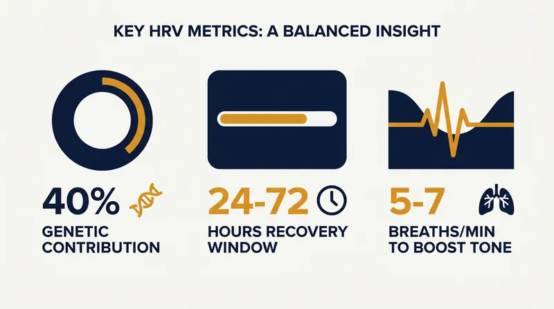 Key numbers driving the science of Heart Rate Variability and fitness recovery.