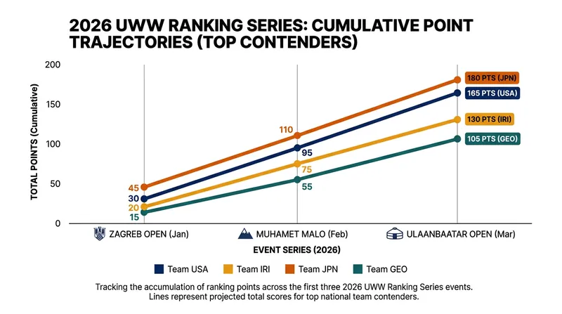 The race for the top four seeds has intensified through the first three Ranking Series events of the year.
