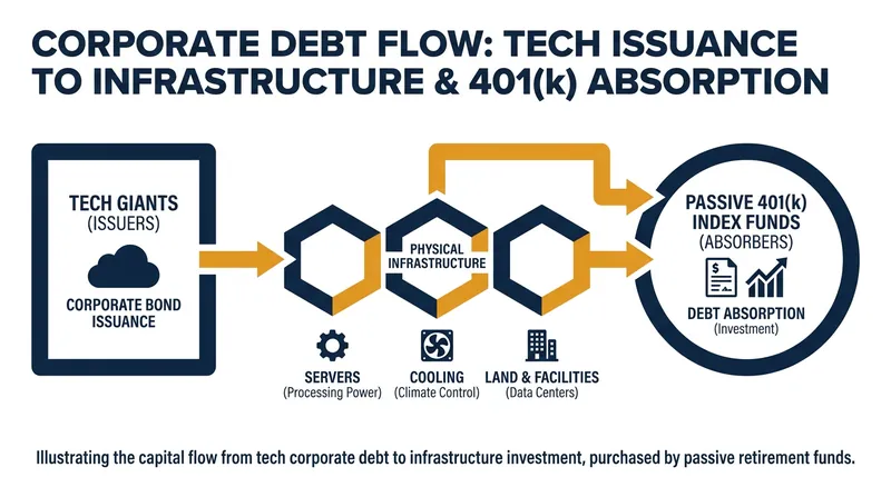 How corporate debt connects everyday retirement accounts to the physical buildout of AI.
