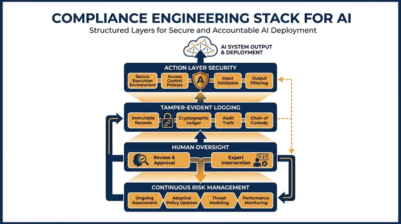 Modern AI compliance requires engineering governance directly into the software architecture.