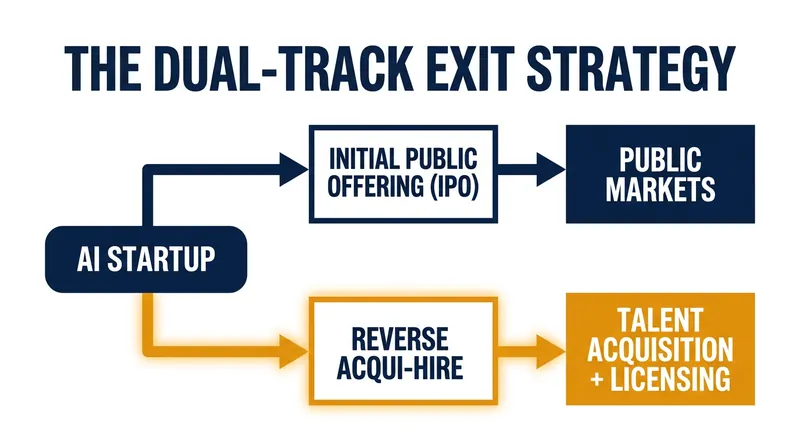 Founders are increasingly running parallel strategies to maximize their leverage with strategic buyers.