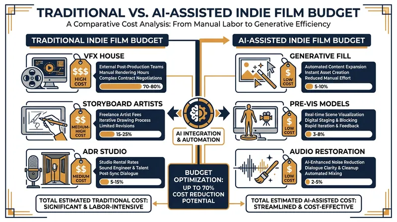 How AI tools are streamlining the most expensive bottlenecks in independent film production.