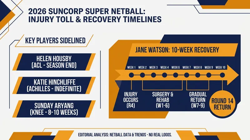 Watson's 10-week recovery stands out in a 2026 season defined by severe injuries across the league.