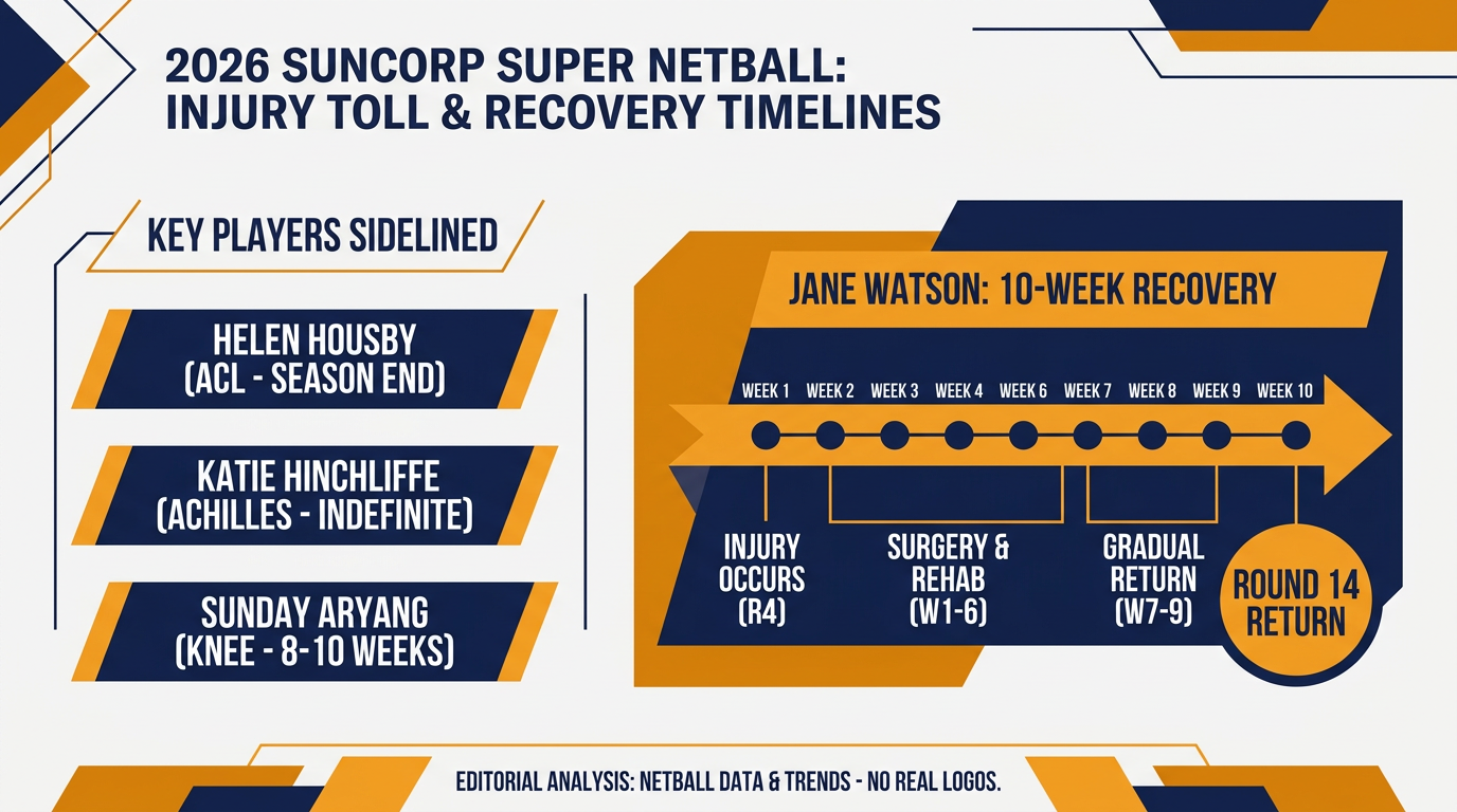 Watson's 10-week recovery stands out in a 2026 season defined by severe injuries across the league.