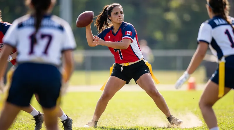Women's flag football has seen explosive grassroots growth, leading to collegiate scholarships and international competition.
