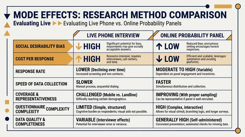 Removing the live interviewer reduces the pressure respondents feel to give socially acceptable answers.