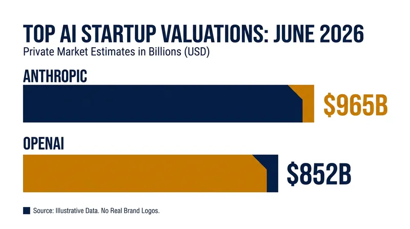 Anthropic's $65 billion Series H pushed its valuation past OpenAI, making it the world's most valuable private AI startup.