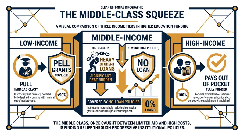 The expansion of no-loan policies directly addresses the financial dead zone that middle-income families have faced for decades.