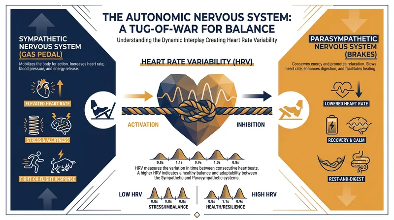 Heart rate variability is the physical manifestation of the balance between stress and recovery.