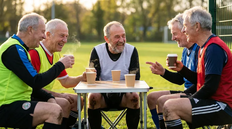 The post-match social gathering is considered just as important as the game itself for combating isolation.