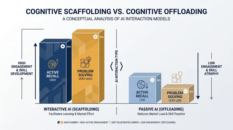 Interactive AI tools can boost comprehension, while tools that simply provide answers reduce active recall.