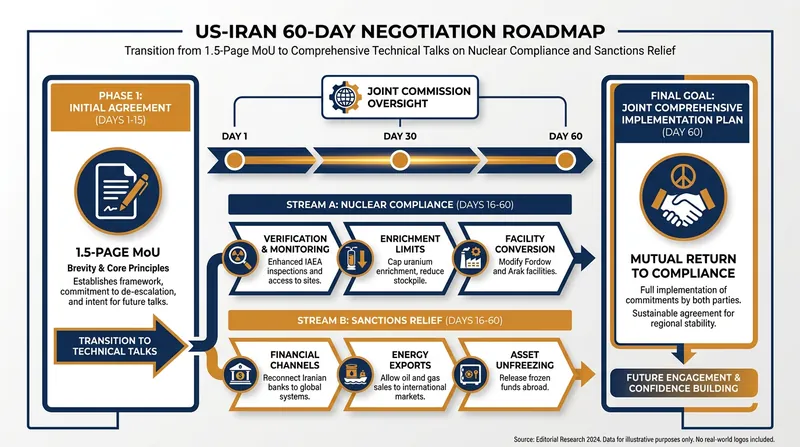 The 60-day window will be used to negotiate the final, binding details of the treaty.