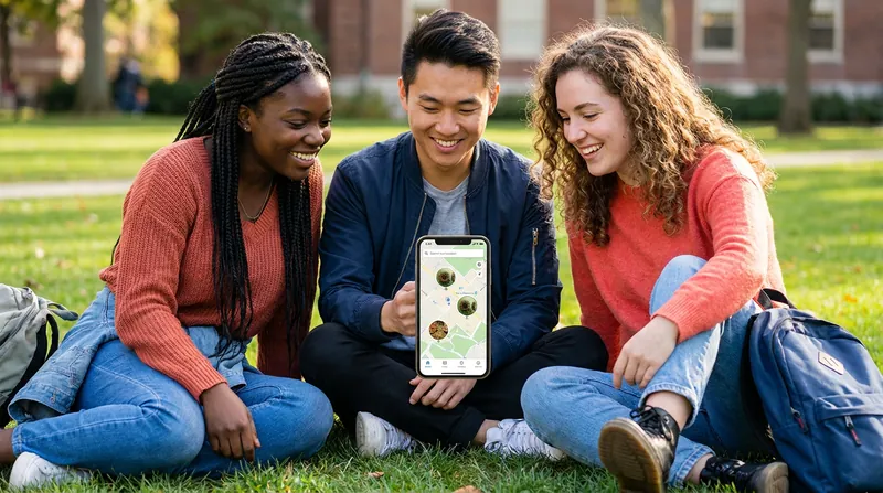 Many young adults prefer horizontal, consent-based location sharing with their peers over top-down parental monitoring.