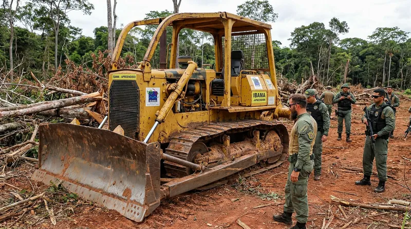 Strengthened enforcement and real-time satellite monitoring have allowed authorities to intercept illegal logging operations.