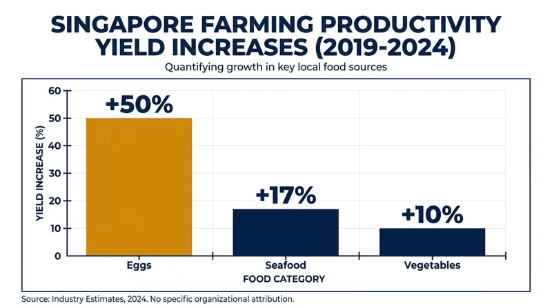 Local farms have seen significant productivity gains since the original food security goals were announced in 2019.