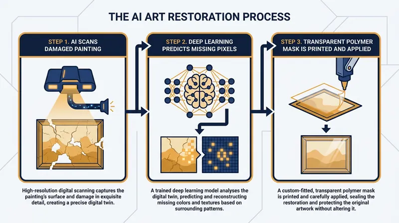 How the digital mask bridges the gap between AI prediction and physical restoration.