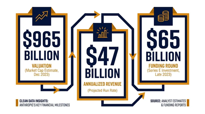 Anthropic's financial metrics reflect massive enterprise adoption.