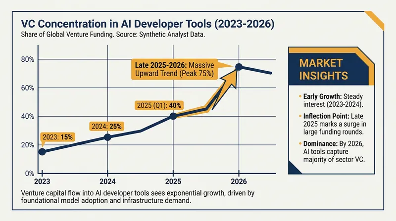 Capital is increasingly concentrating in a few massive AI winners that demonstrate scalable enterprise utility.