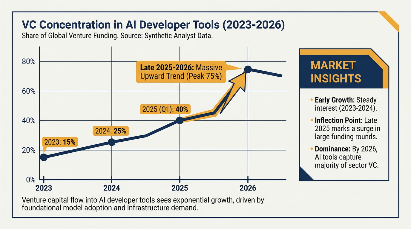 Capital is increasingly concentrating in a few massive AI winners that demonstrate scalable enterprise utility.