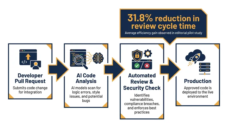 Enterprise studies show AI coding tools significantly reduce the time it takes to review and ship software.