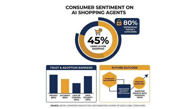 While adoption is growing rapidly, consumer trust remains a significant hurdle.