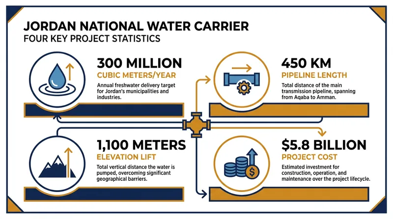 The $5.8 billion mega-project is the largest infrastructure investment in Jordanian history.