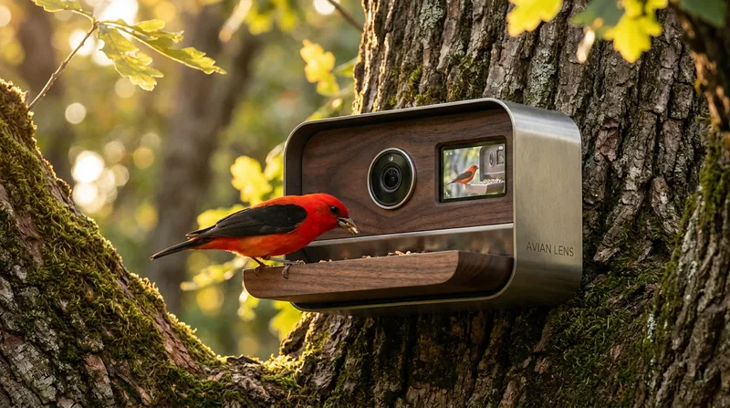 AI-equipped smart feeders bring bird identification directly to users' smartphones.