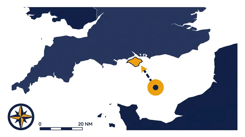 The incident occurred in international waters approximately 20 nautical miles south of the Isle of Wight.