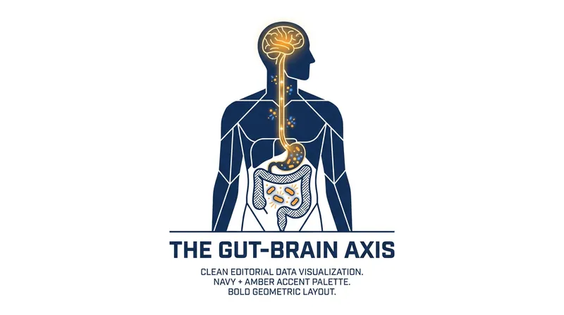 The vagus nerve acts as a biological telegraph wire, transmitting chemical signals from gut microbes directly to the brain.