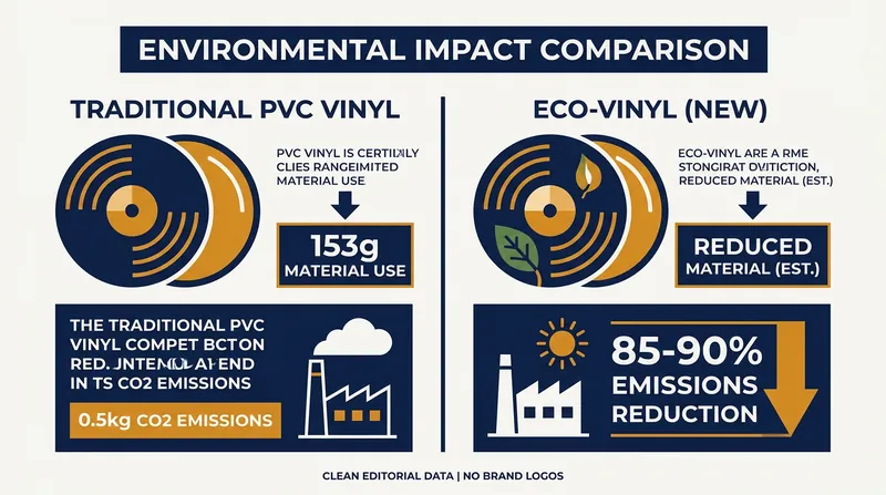 The environmental footprint of traditional PVC compared to modern eco-vinyl formats.