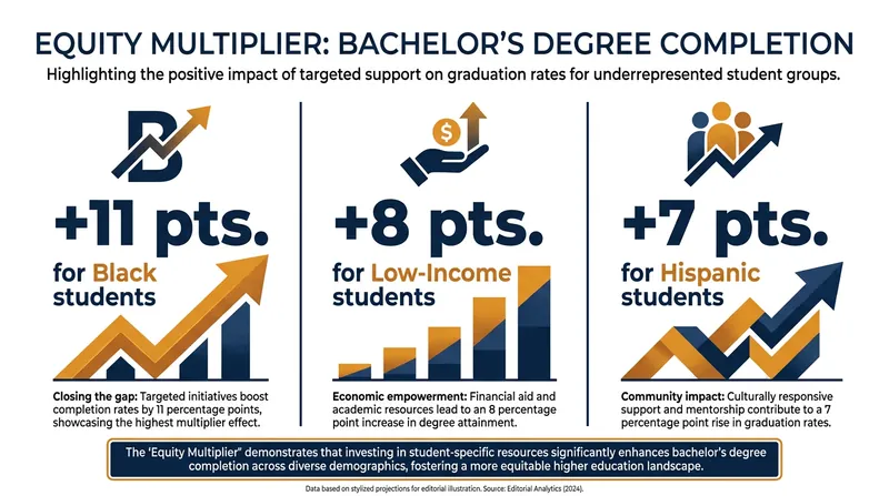 While underrepresented in the programs, marginalized students see the largest statistical gains from dual enrollment.