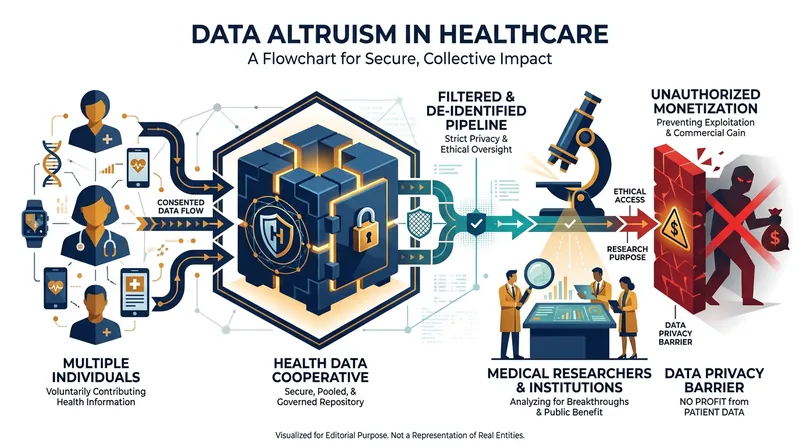 Ethical data pooling allows individuals to safely contribute to medical research without risking their privacy.