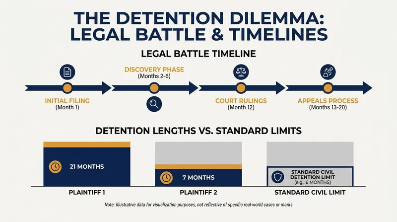Plaintiffs Keisy G.M. and Carol Williams Black were held for 21 and 7 months, respectively, without a bond hearing.