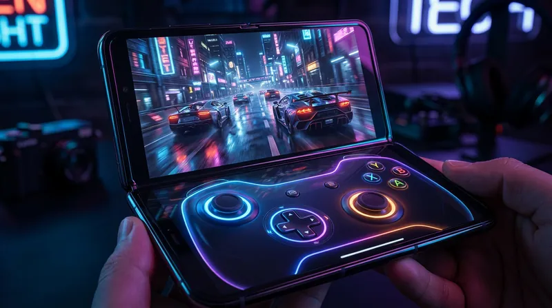 Android 17 introduces a native 50/50 split layout for gaming on foldable devices.